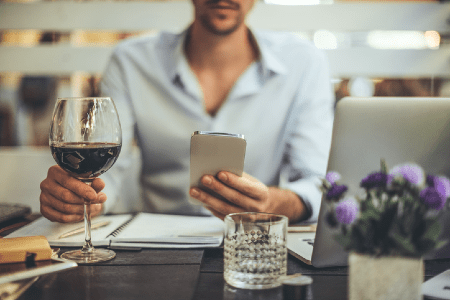 Don’t drink and –– invest?