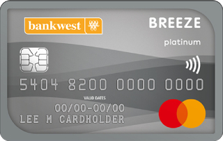 Bankwest Breeze Platinum Mastercard Image